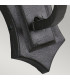 Rectory 1 Light Indoor Candle Wall Light Black E14-3