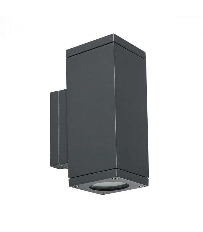 Sandvik Outdoor 2 Light Up & Down Wall Light Graphite IP65 GU10 LED-1