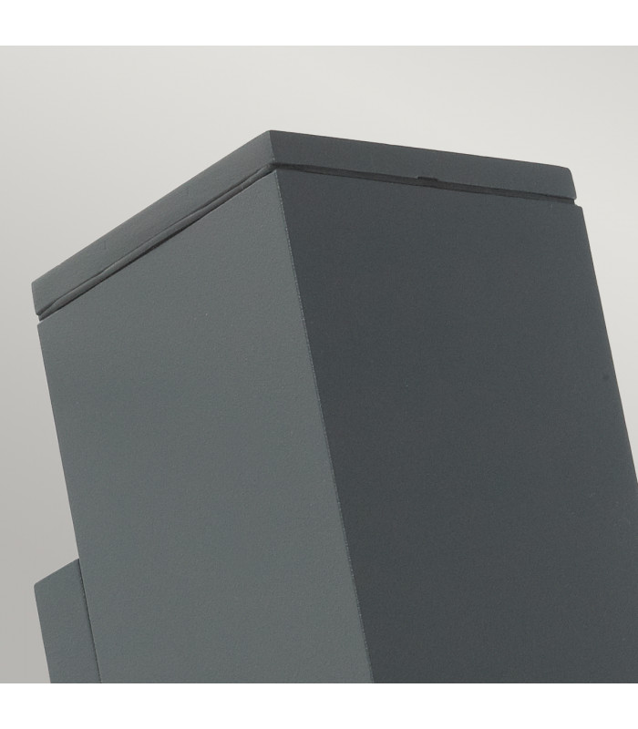 Sandvik Outdoor 2 Light Up & Down Wall Light Graphite IP65 GU10 LED-5