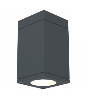 Sandvik Outdoor 1 Light Down Ceiling Light Graphite IP65 GU10 LED-1