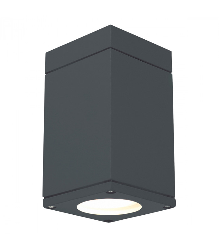 Sandvik Outdoor 1 Light Down Ceiling Light Graphite IP65 GU10 LED-1