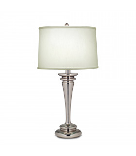 Brooklyn 1 Light Table Lamp Polished Nickel E27