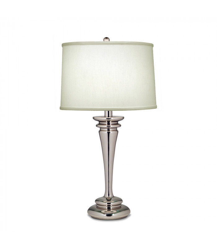 Brooklyn 1 Light Table Lamp Polished Nickel E27