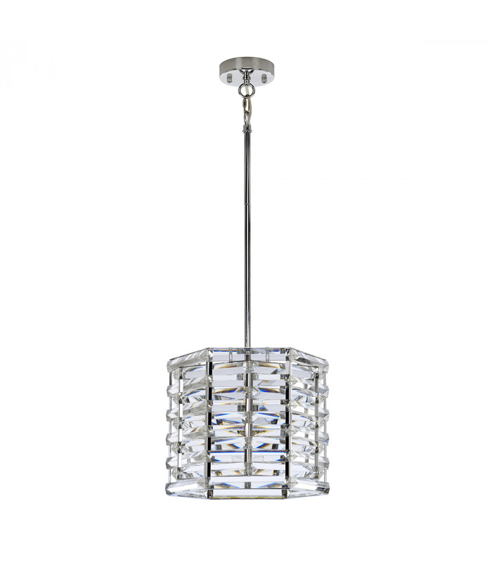 Shoal 1 Light Pendant Polished Nickel E27-2