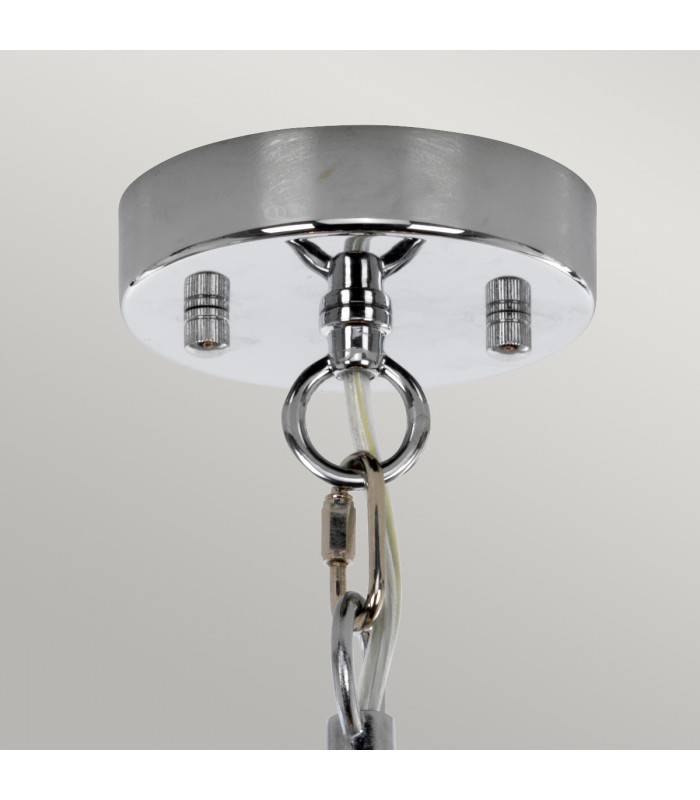 Shoal 1 Light Pendant Polished Nickel E27-3