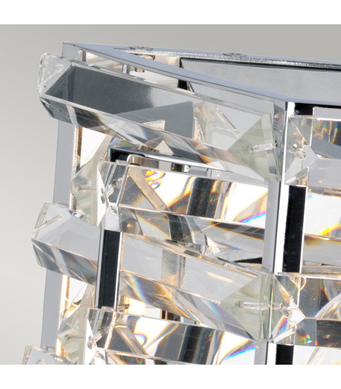Shoal 2 Light Wall Light Polished Nickel E27-3