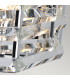 Shoal 2 Light Wall Light Polished Nickel E27-4