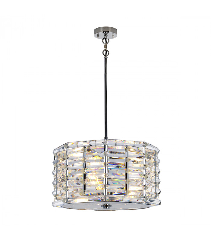 Shoal 4 Light Pendant Polished Nickel E27-1