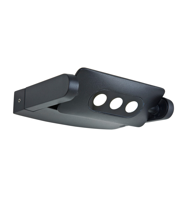 Sigmund LED 3 Light Wall Light - Graphite Finish-1