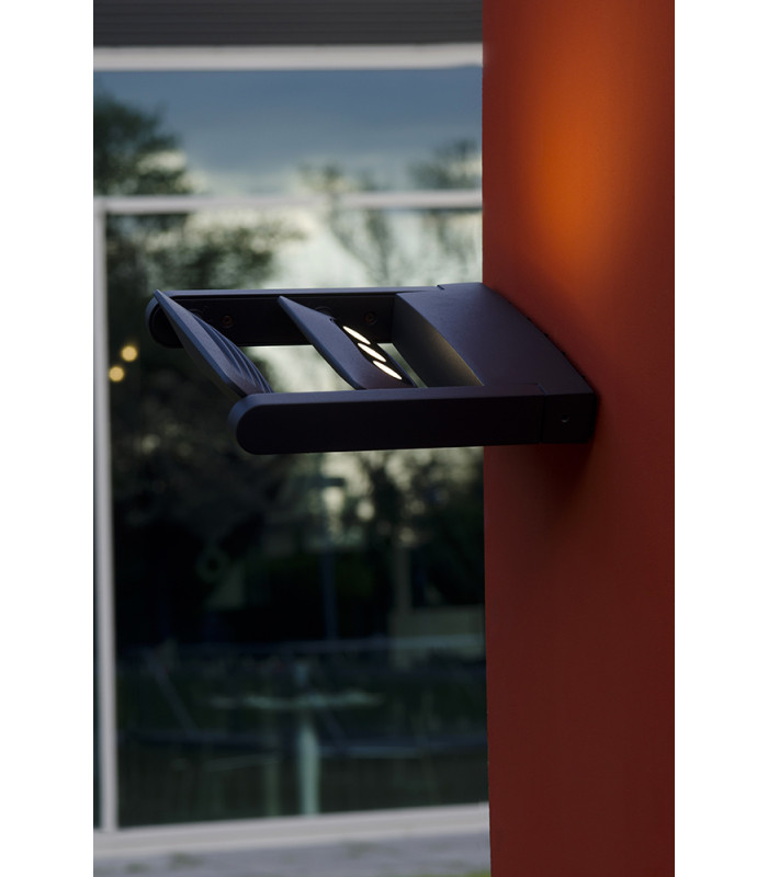 Sigmund LED 6 Light Wall Light - Graphite Finish-2