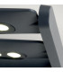 Sigmund LED 6 Light Wall Light - Graphite Finish-3
