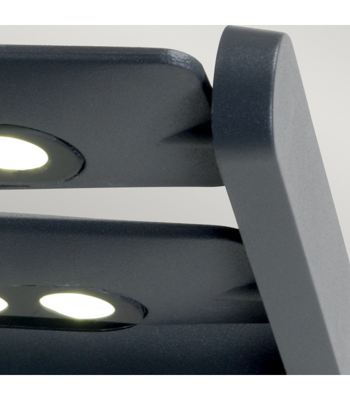 Sigmund LED 6 Light Wall Light - Graphite Finish-3