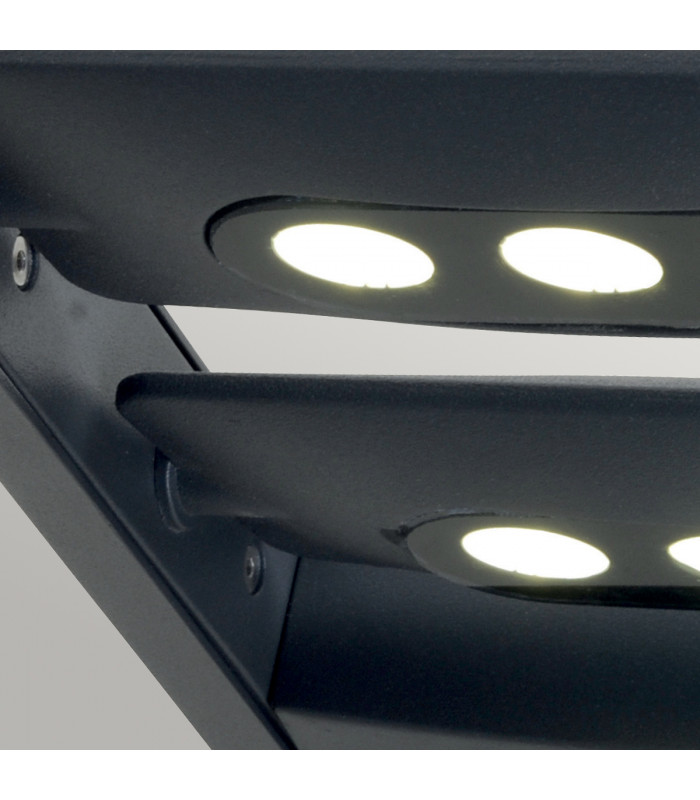 Sigmund LED 6 Light Wall Light - Graphite Finish-4