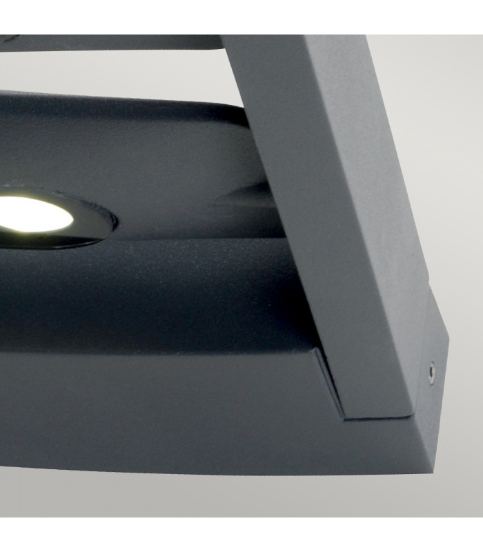 Sigmund LED 6 Light Wall Light - Graphite Finish-5