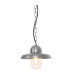 Somerton 1 Light Outdoor Ceiling Chain Lantern Antique Nickel IP44 E27-1