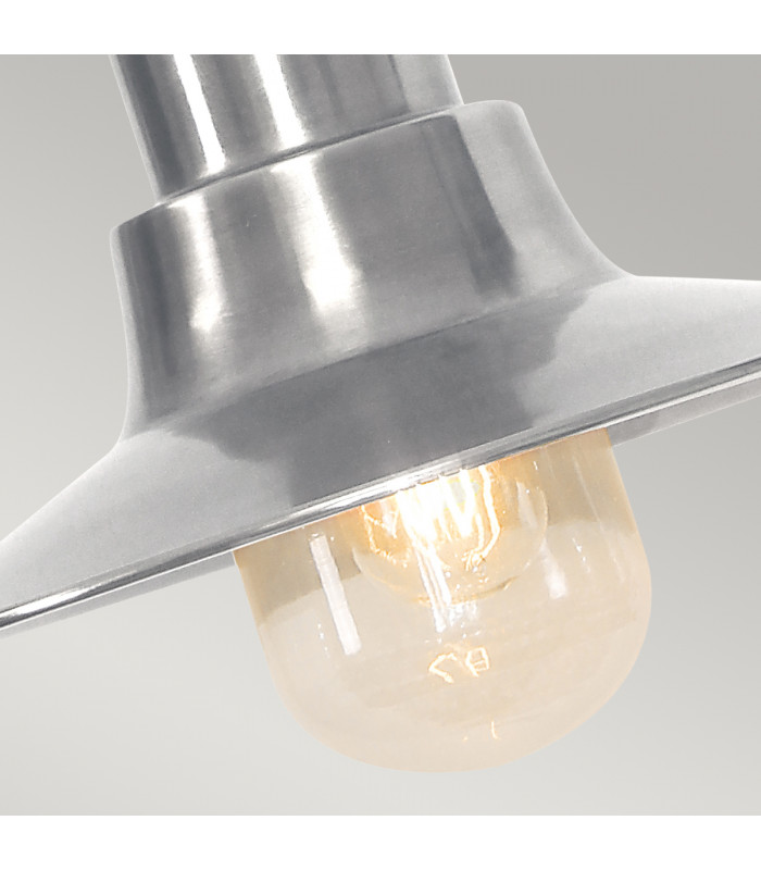 Somerton 1 Light Outdoor Ceiling Chain Lantern Antique Nickel IP44 E27-3