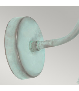 Somerton 1 Light Outdoor Fisherman Dome Wall Light Verdi IP44 E27-2