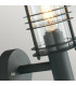 Stockholm 1 Light Outdoor Wall Lantern Light Black IP54 E27-6