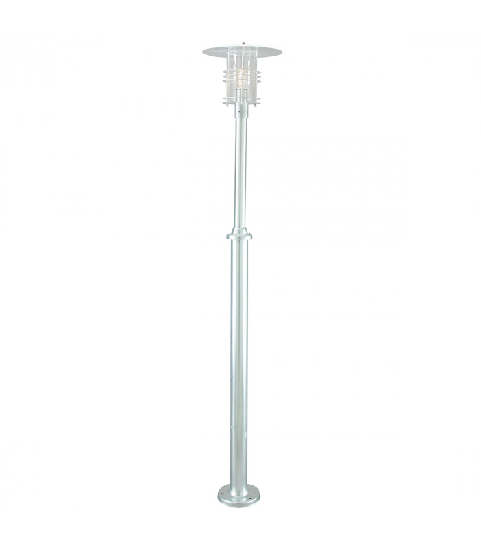 Stockholm Outdoor Single Lamp Post Galvanised E27-1
