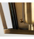St James 1 Light Outdoor Wall Lantern Light Solid Brass IP44 E27-4