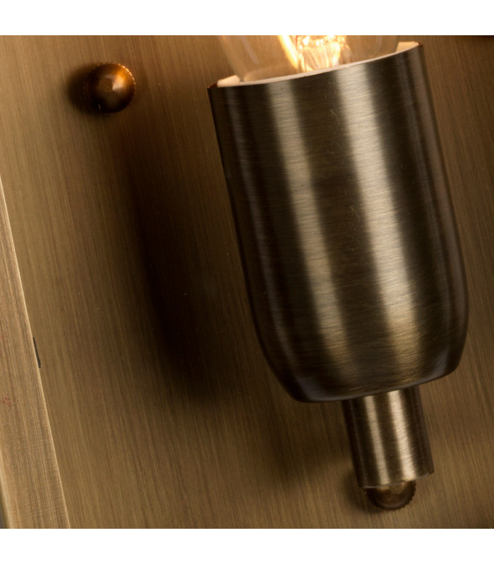 St Martins 1 Light Outdoor Wall Lantern Light Solid Brass IP44 E27-3