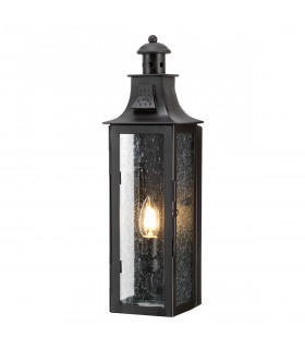 Stow 1 Light Outdoor Wall Lantern Light Old Bronze IP44 E14-1