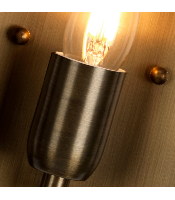 St Paul 1 Light Outdoor Wall Lantern Light Solid Brass IP44 E27-3