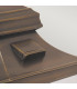 St Paul 1 Light Outdoor Wall Lantern Light Brass IP44 E27-2