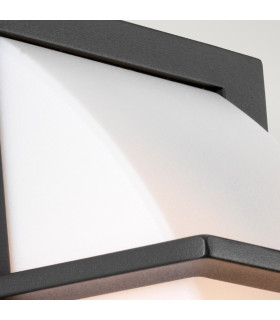 Sven 1 Light Wall Lantern  - Graphite Finish IP65 E27-2