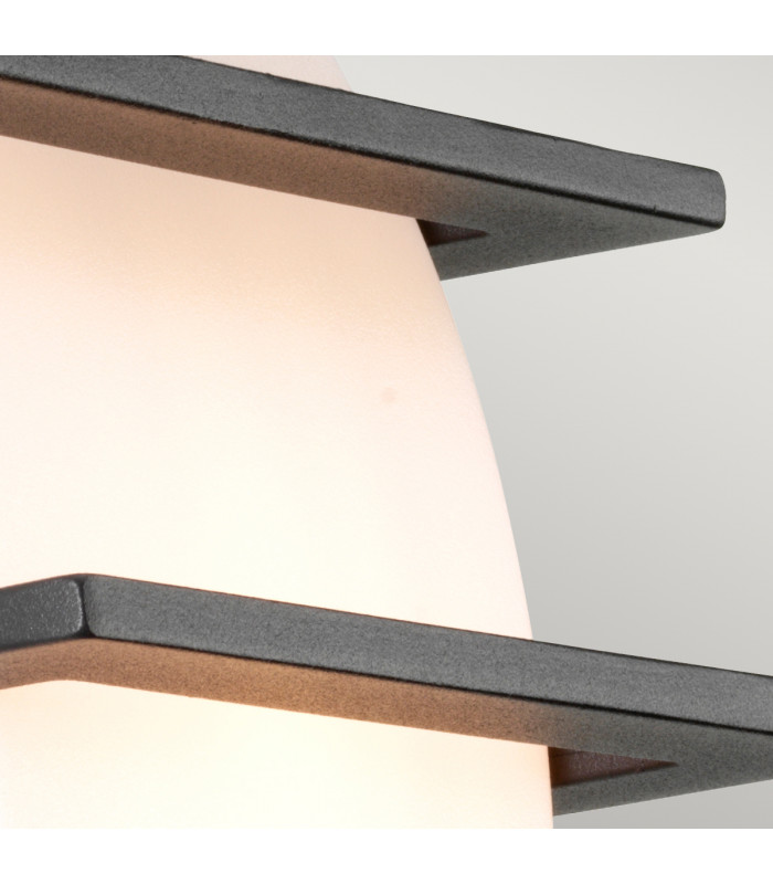 Sven 1 Light Wall Lantern  - Graphite Finish IP65 E27-3