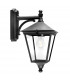 Turin 1 Light Outdoor Wall Lantern Light Black IP54 E27-1