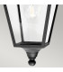 Turin 1 Light Outdoor Wall Lantern Light Black IP54 E27-3