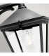 Turin 1 Light Outdoor Wall Lantern Light Black IP54 E27-4
