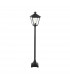 Turin Outdoor Pillar Lantern Black E27-1