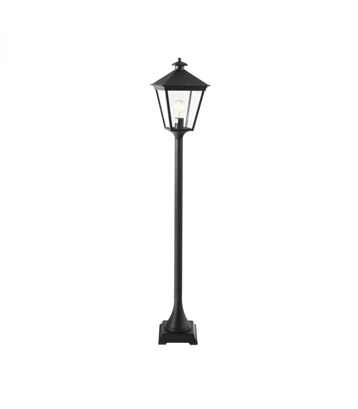 Turin Outdoor Pillar Lantern Black E27-1