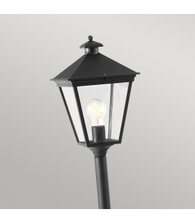 Turin Outdoor Pillar Lantern Black E27-2