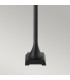 Turin Outdoor Pillar Lantern Black E27-3