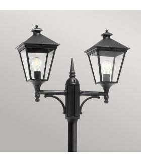 Turin Outdoor Twin Lamp Post E27-2