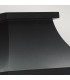 Turin Outdoor 1 Light Half Wall Lantern Black IP54 E27-3