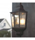 Turin 1 Light Outdoor Wall Half Lantern Light Black IP65 E27-2