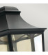 Turin 1 Light Outdoor Wall Half Lantern Light Black IP65 E27-3