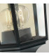 Turin 1 Light Outdoor Wall Half Lantern Light Black IP65 E27-4