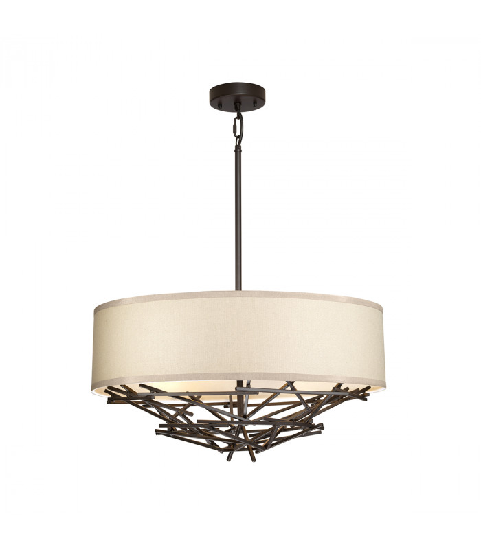 Taiko 4 Light Pendant Olde Bronze-1