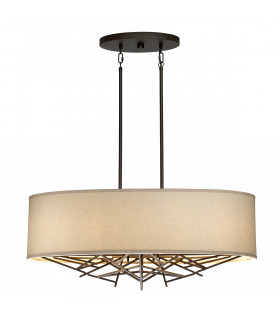 Taiko 5 Light Island Pendant Olde Bronze-1