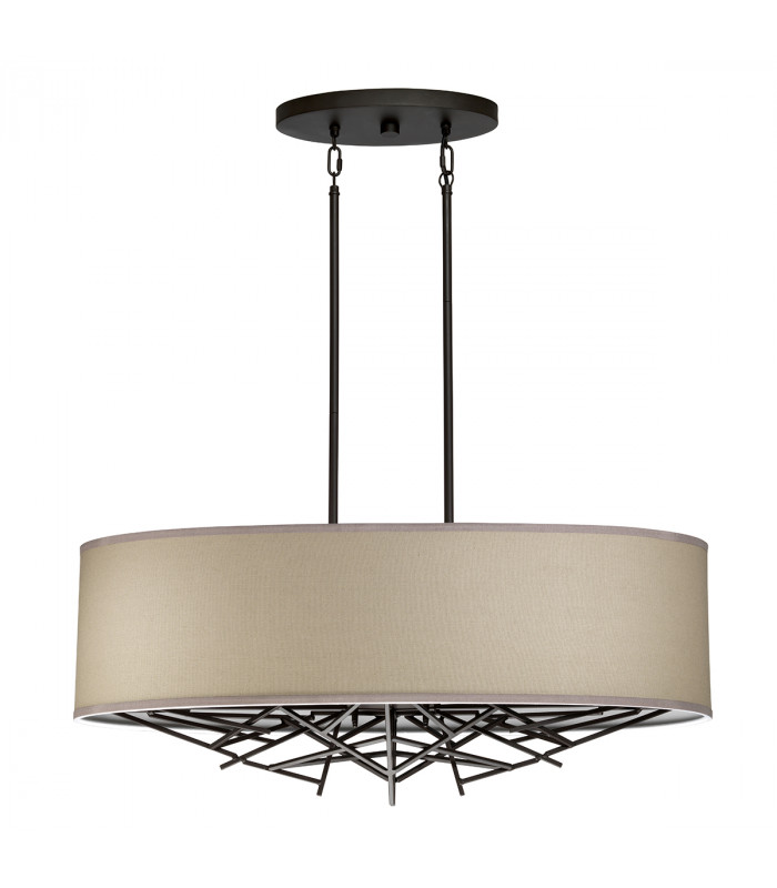 Taiko 5 Light Island Pendant Olde Bronze-2