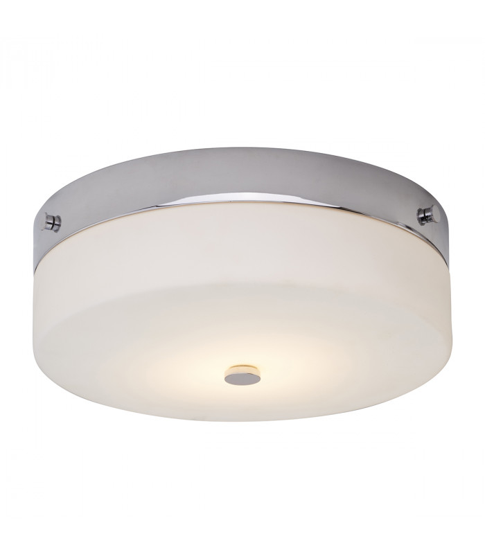 Tamar 1 Light Large Flush Light - Polished Chrome-1