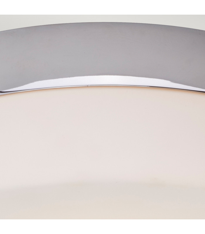 Tamar 1 Light Large Flush Light - Polished Chrome-4