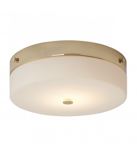Tamar 1 Light Large Flush Light - Polished Gold-1