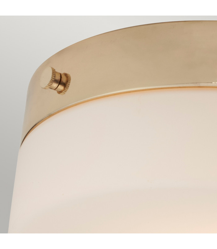 Tamar 1 Light Large Flush Light - Polished Gold-2