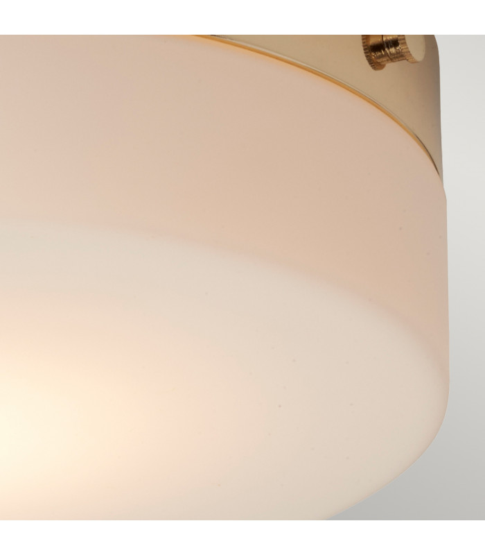 Tamar 1 Light Large Flush Light - Polished Gold-4